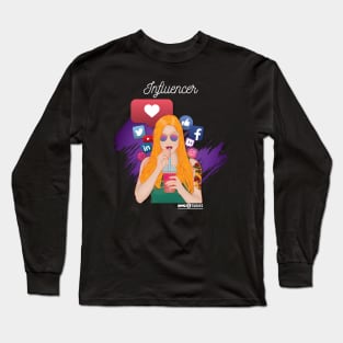 The Influencer - Blonde Variant Long Sleeve T-Shirt